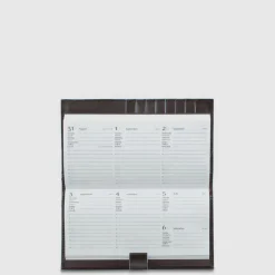Agenda de poche fine en cuir