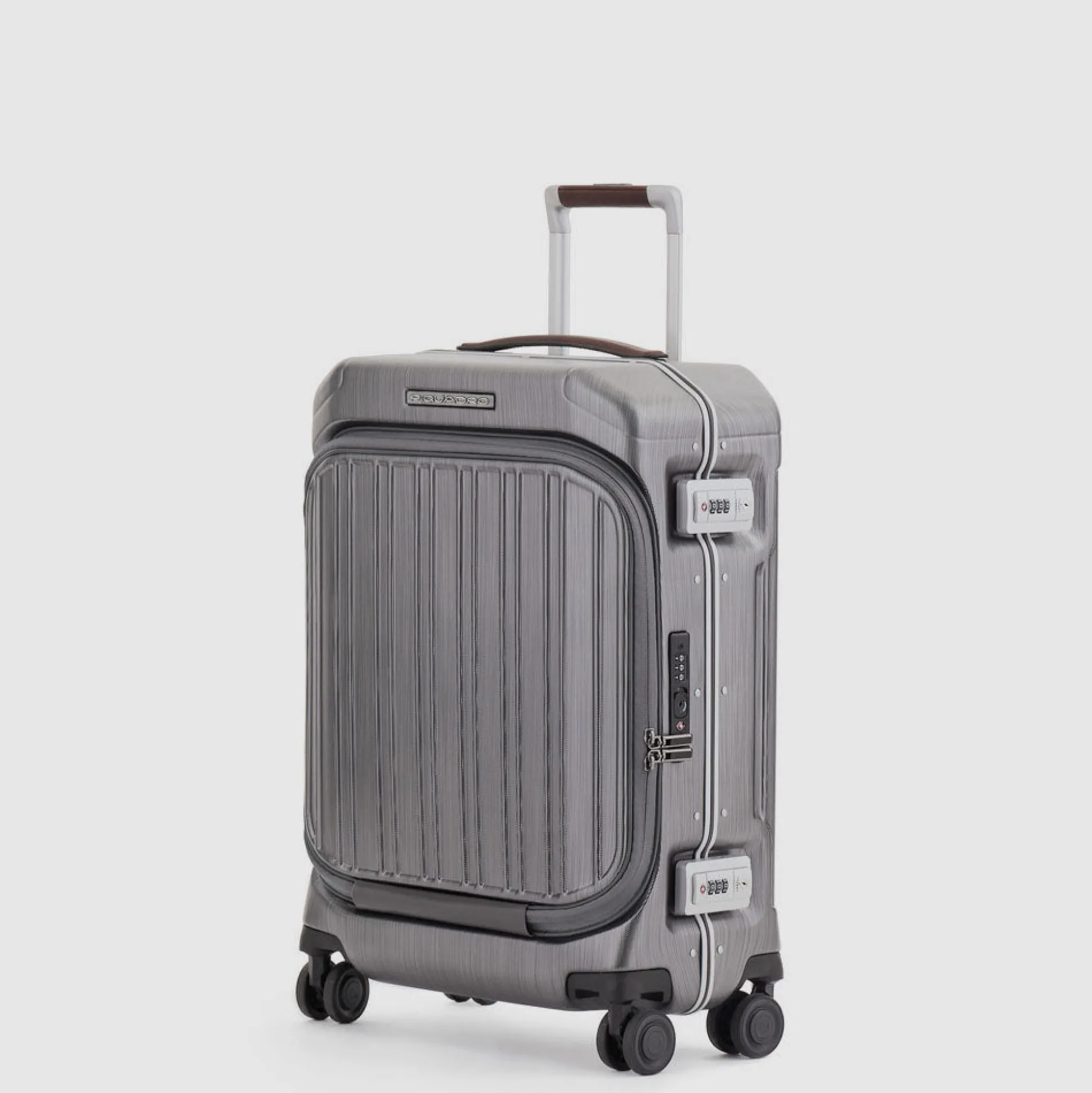 Cabin size, hardside computer spinner 15,6" | Shop Piquadro