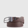 Ceinture homme en cuir avec boucle-ardillon