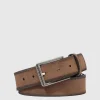 Ceinture homme en cuir avec boucle-ardillon