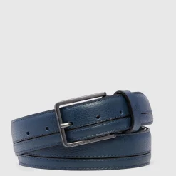 Ceinture homme en cuir avec boucle-ardillon