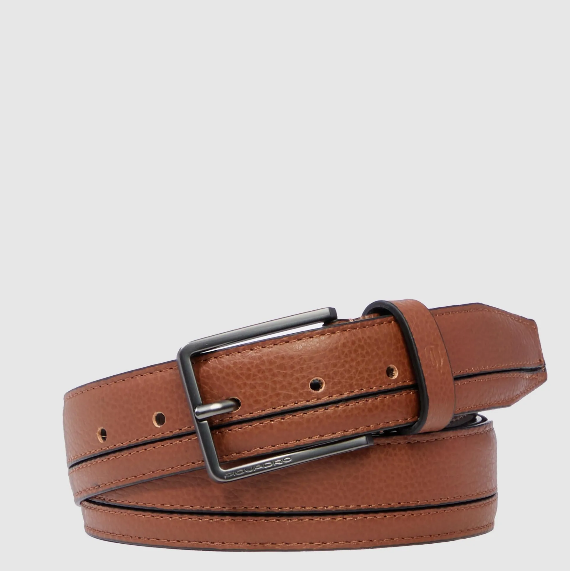 Ceinture homme en cuir avec boucle-ardillon
