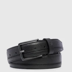 Ceinture homme en cuir avec boucle-ardillon