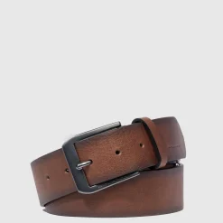 Ceinture homme en cuir avec boucle-ardillon