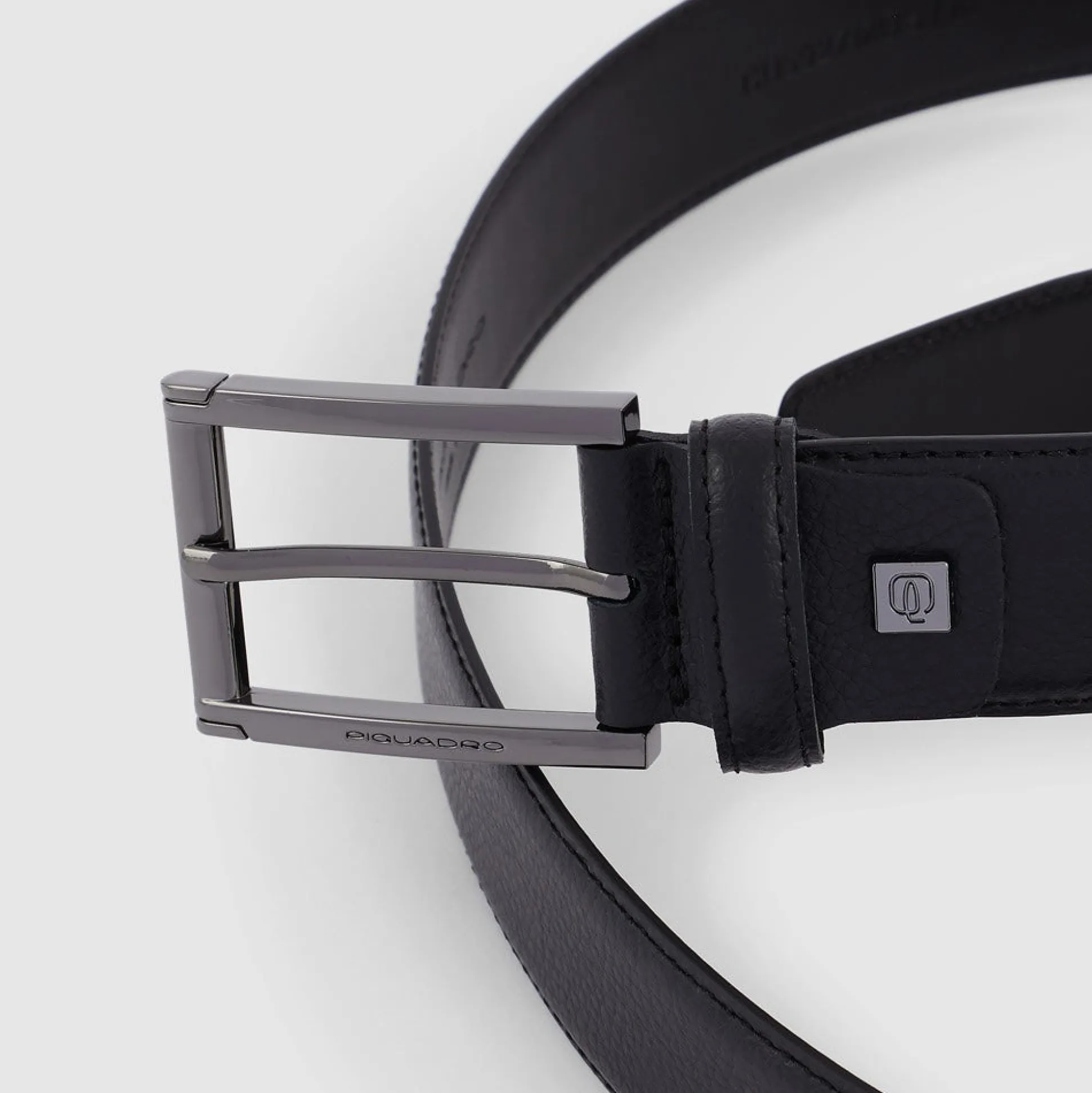 Ceinture homme en cuir avec boucle-ardillon