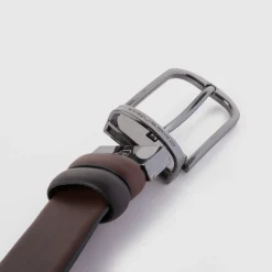 Ceinture homme en cuir avec boucle-ardillon