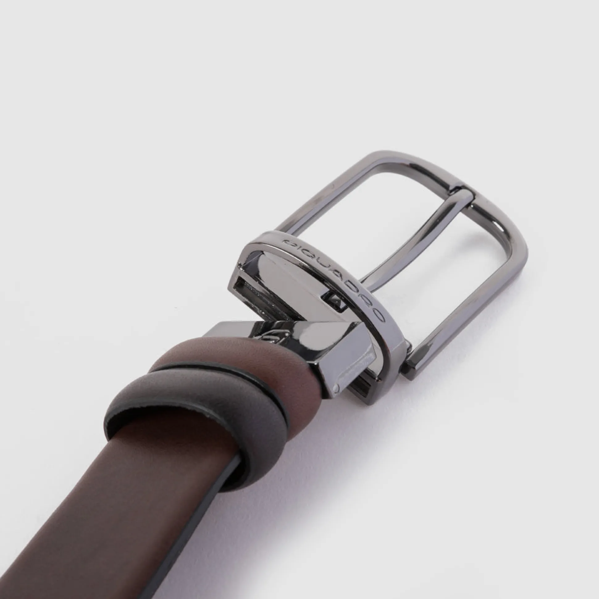 Ceinture homme en cuir avec boucle-ardillon