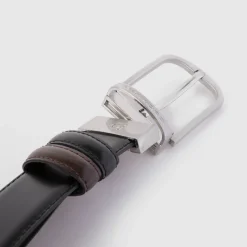 Ceinture homme en cuir avec boucle-ardillon