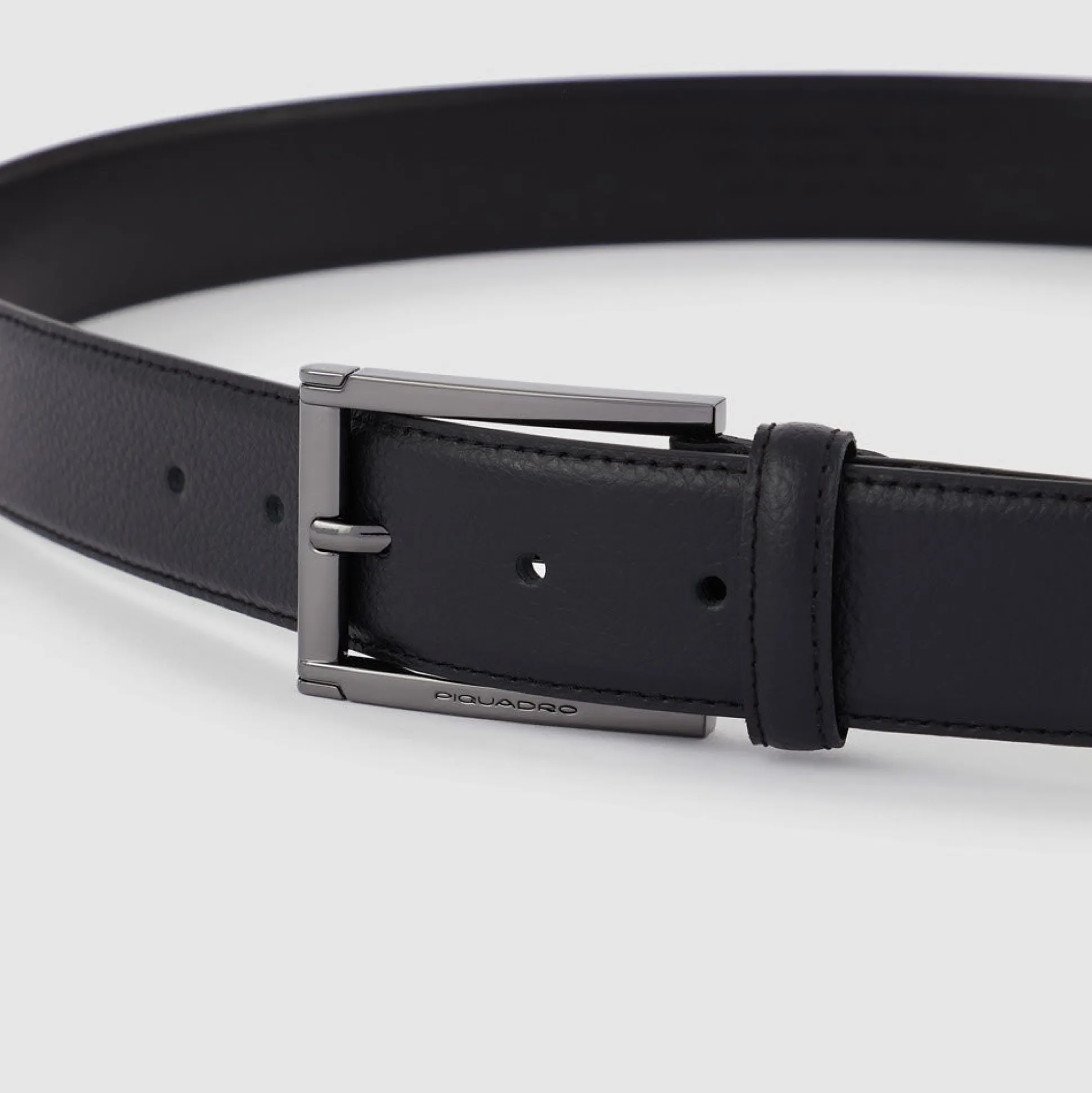 Ceinture homme en cuir avec boucle-ardillon