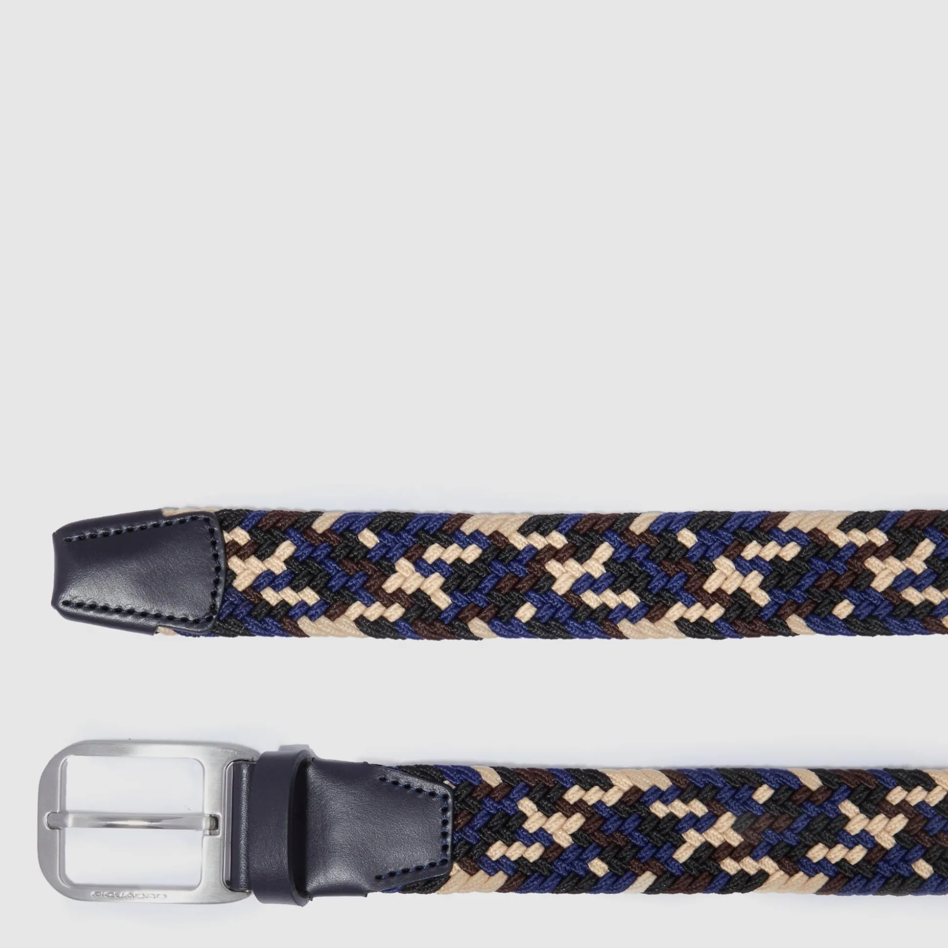 Ceinture tressée élastique homme