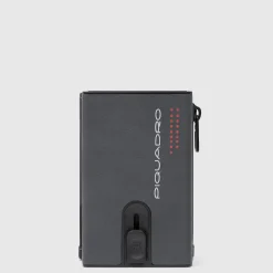 Compact wallet avec système coulissant