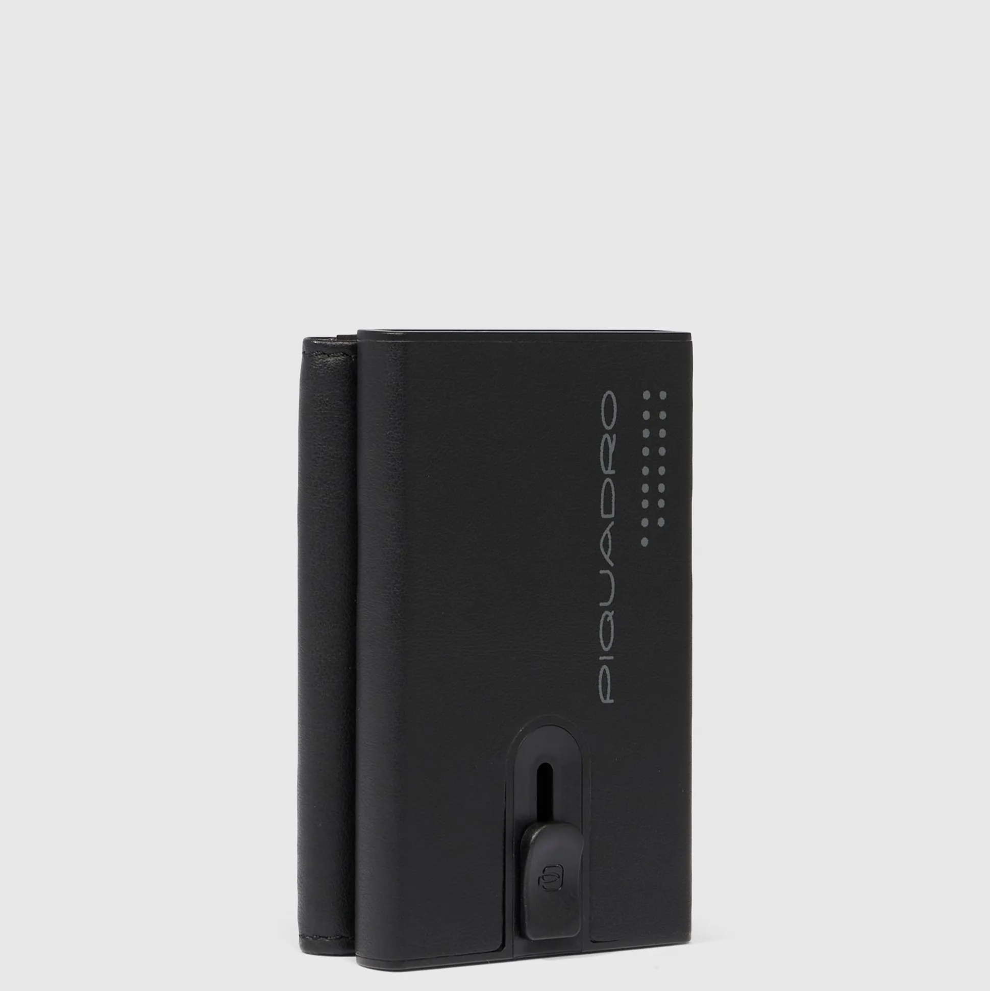 Compact wallet avec système coulissant