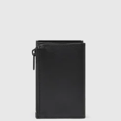 Compact wallet avec système coulissant