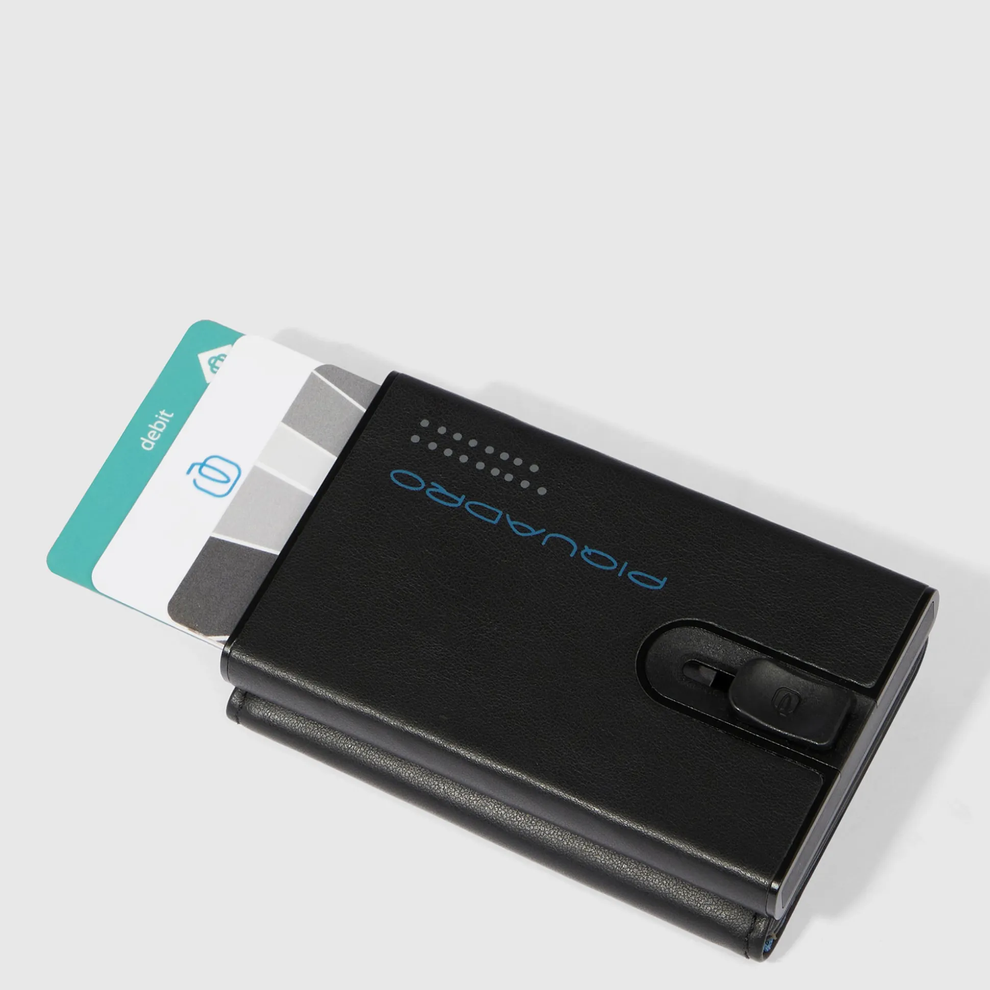 Compact wallet avec système coulissant