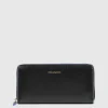 Grand portefeuille femme zippé