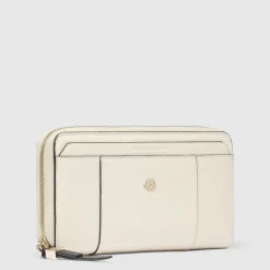 Grand portefeuille femme zippé avec 4 soufflets
