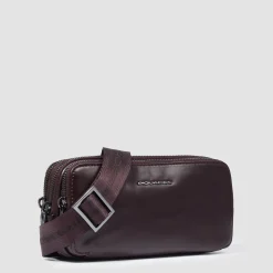 Pochette homme avec trois compartiments
