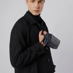 Pochette homme avec trois compartiments