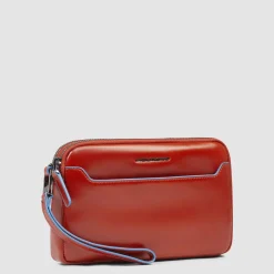 Pochette homme avec trois compartiments