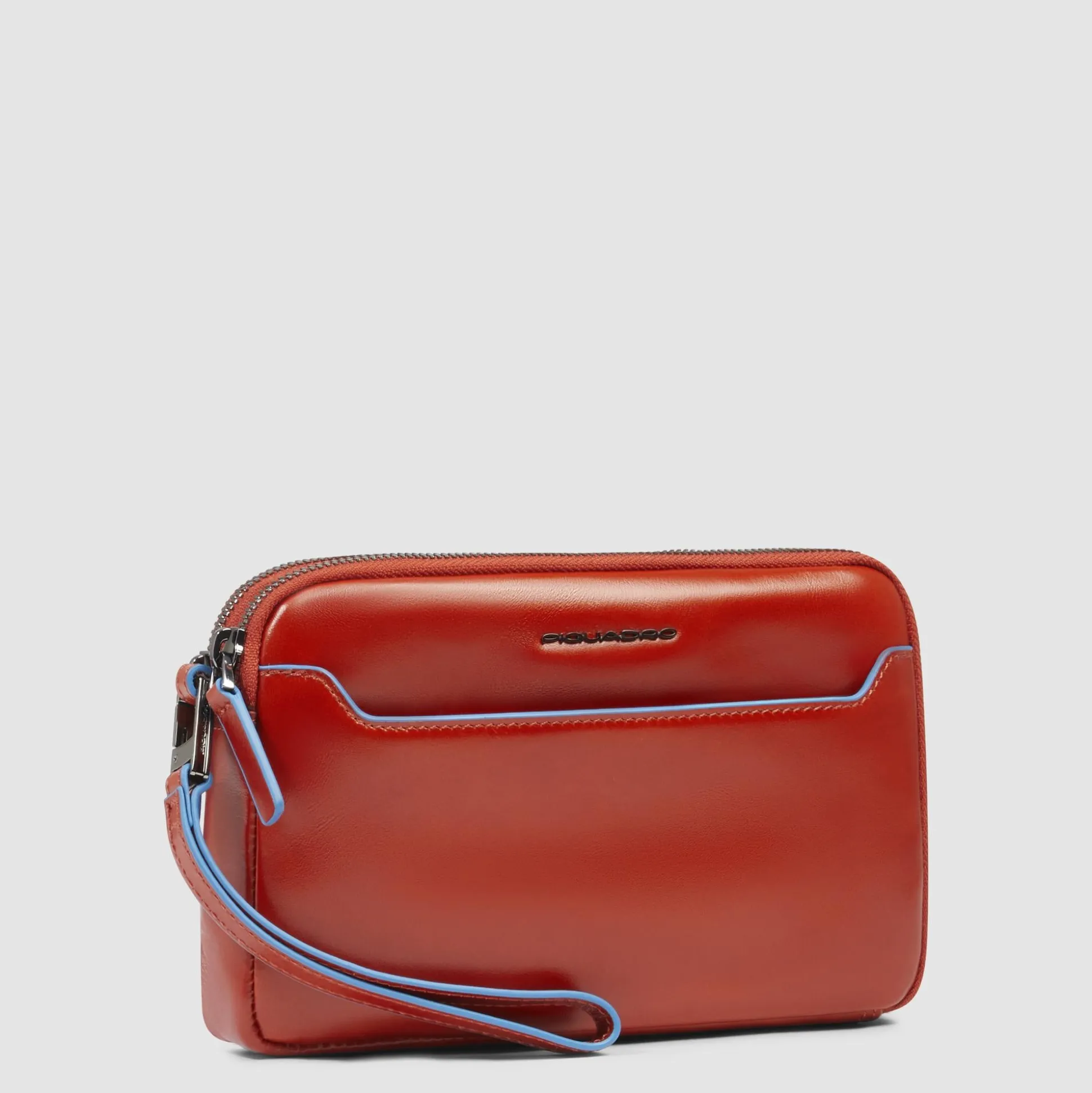 Pochette homme avec trois compartiments