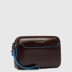 Pochette homme avec trois compartiments