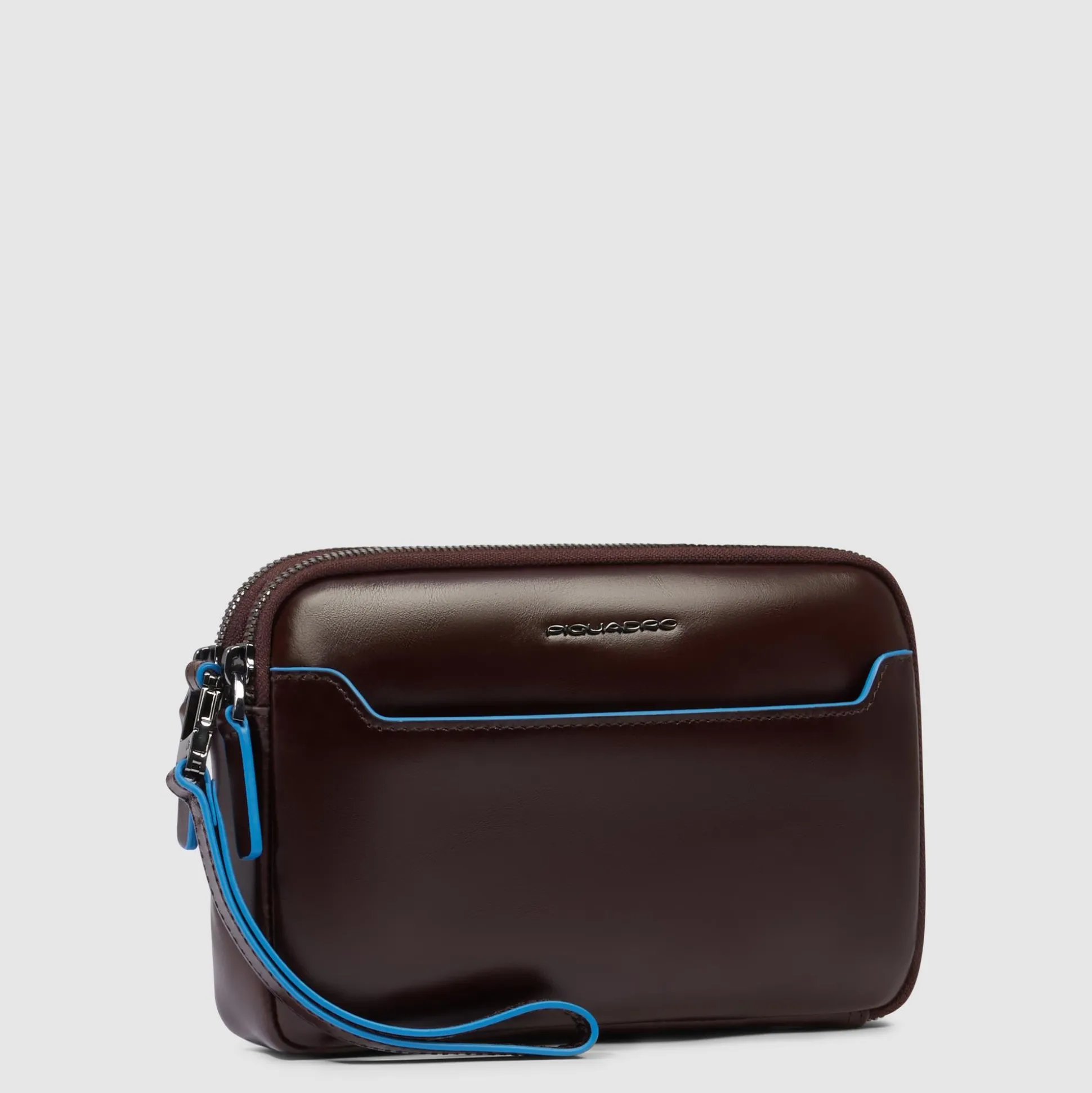 Pochette homme avec trois compartiments