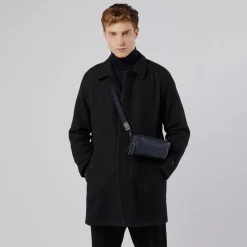 Pochette homme avec trois compartiments