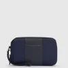 Pochette homme en tissu recyclé