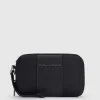 Pochette homme en tissu recyclé