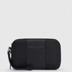 Pochette homme en tissu recyclé