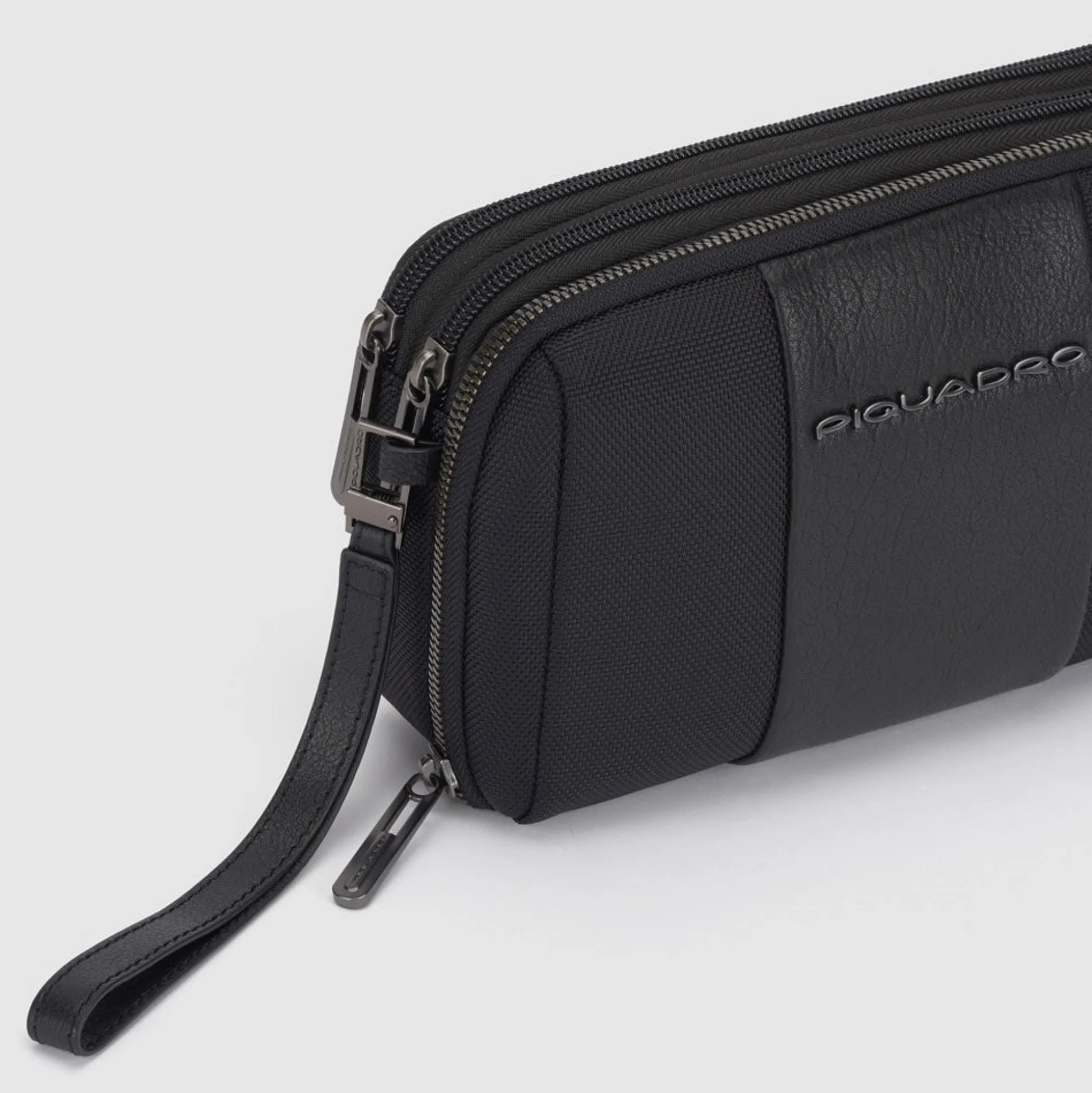 Pochette homme en tissu recyclé