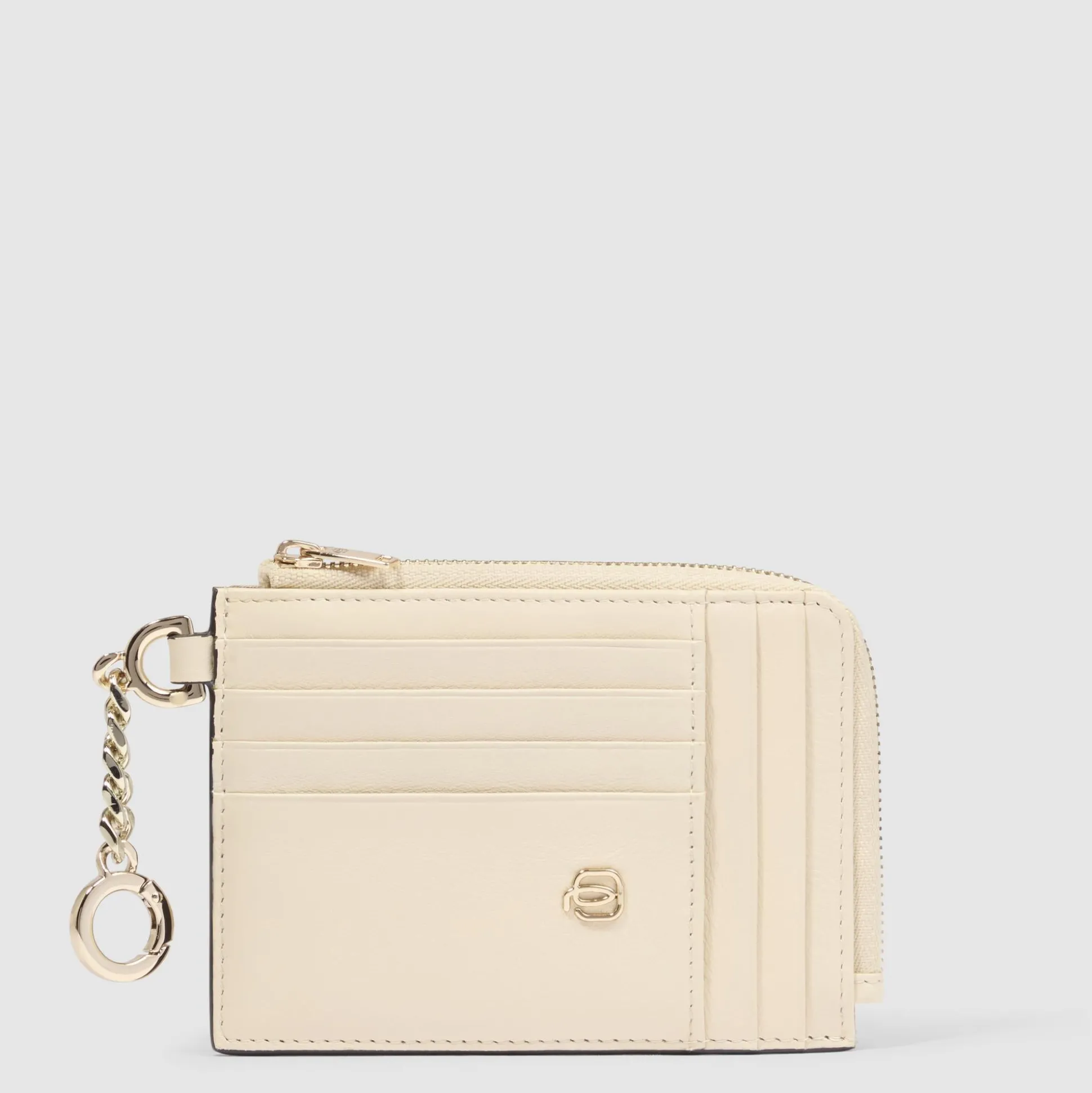 Porte-cartes de crédit femme avec porte-clés