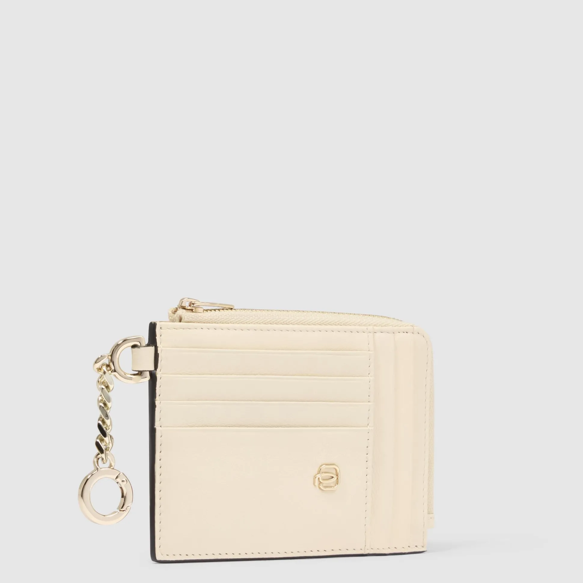 Porte-cartes de crédit femme avec porte-clés