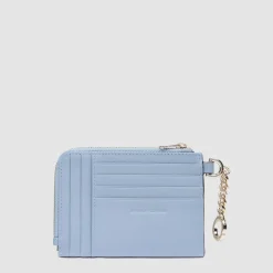 Porte-cartes de crédit femme avec porte-clés