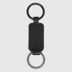 Porte-clés homme avec deux anneaux