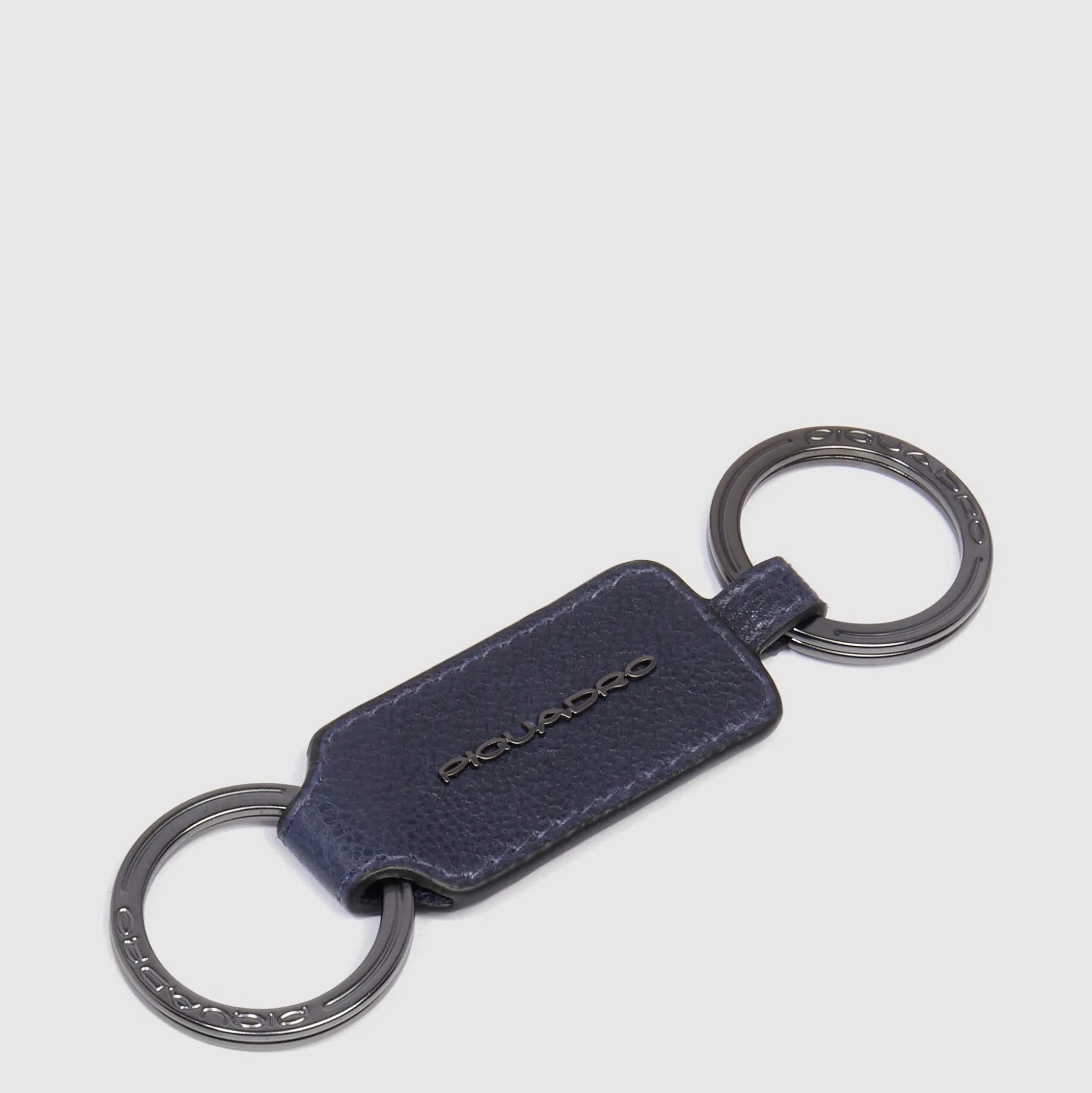 Porte-clés homme avec deux anneaux