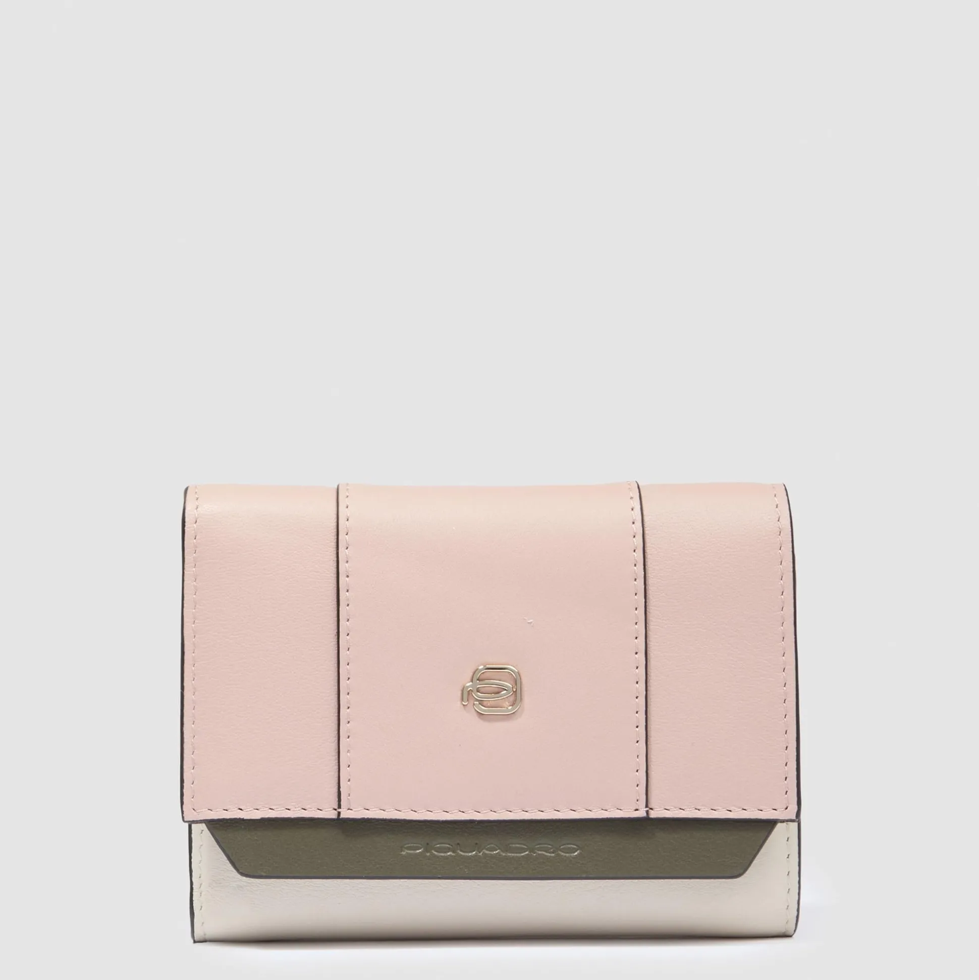 Portefeuille à trois volets femme, petit format