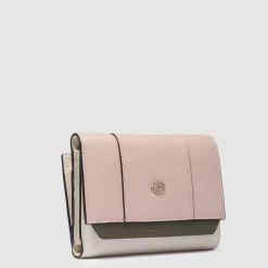Portefeuille à trois volets femme, petit format