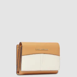 Portefeuille à trois volets femme, petit format