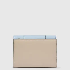 Portefeuille à trois volets femme, petit format
