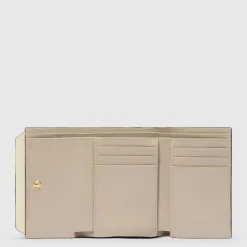 Portefeuille à trois volets femme, petit format