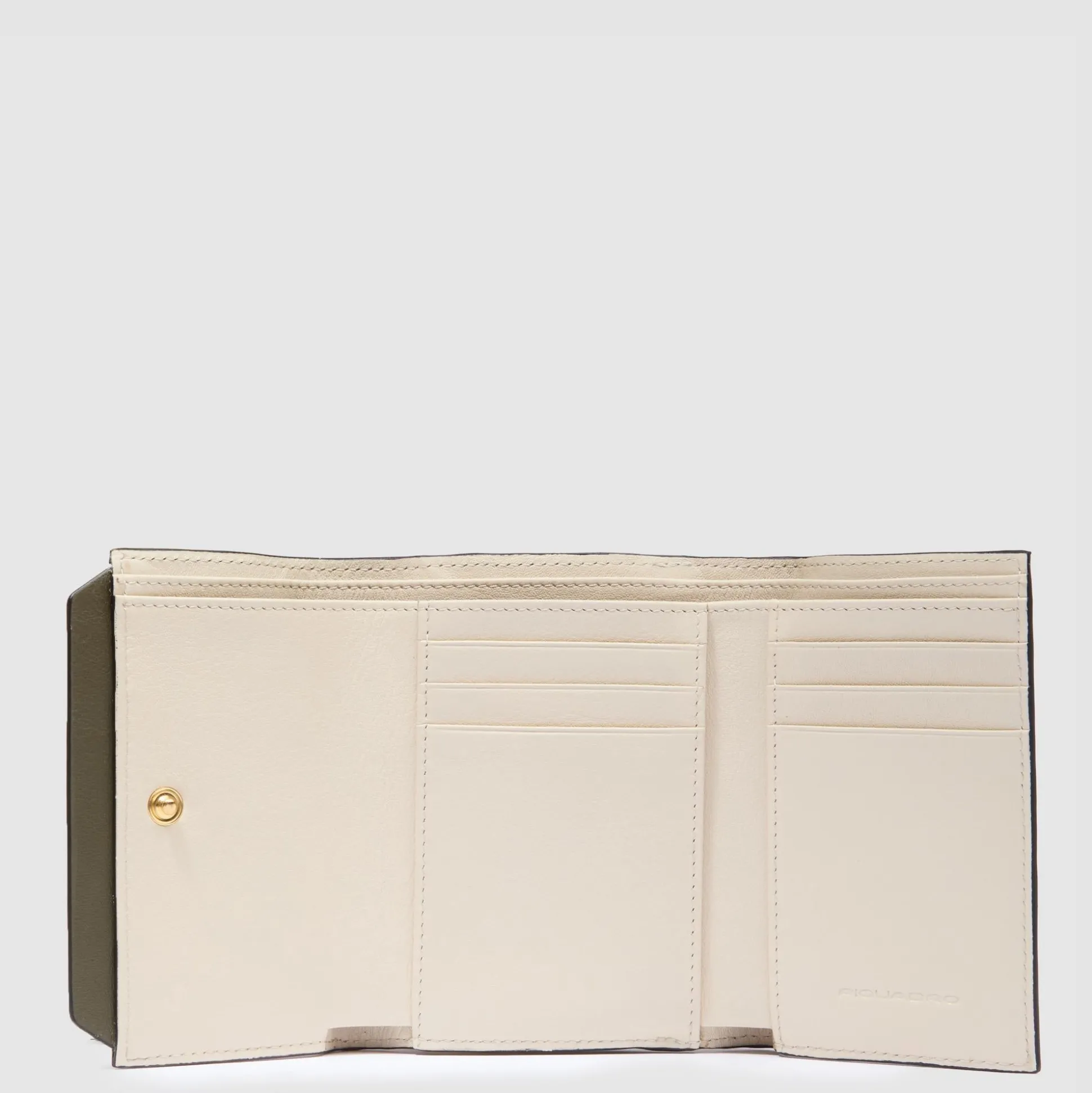 Portefeuille à trois volets femme, petit format