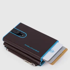 Portefeuille compact pop-up avec porte-monnaie