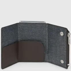 Portefeuille compact pop-up avec porte-monnaie
