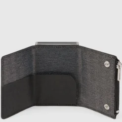 Portefeuille compact pop-up avec porte-monnaie