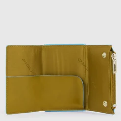 Portefeuille compact pop-up avec porte-monnaie