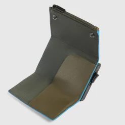 Portefeuille compact pop-up avec porte-monnaie