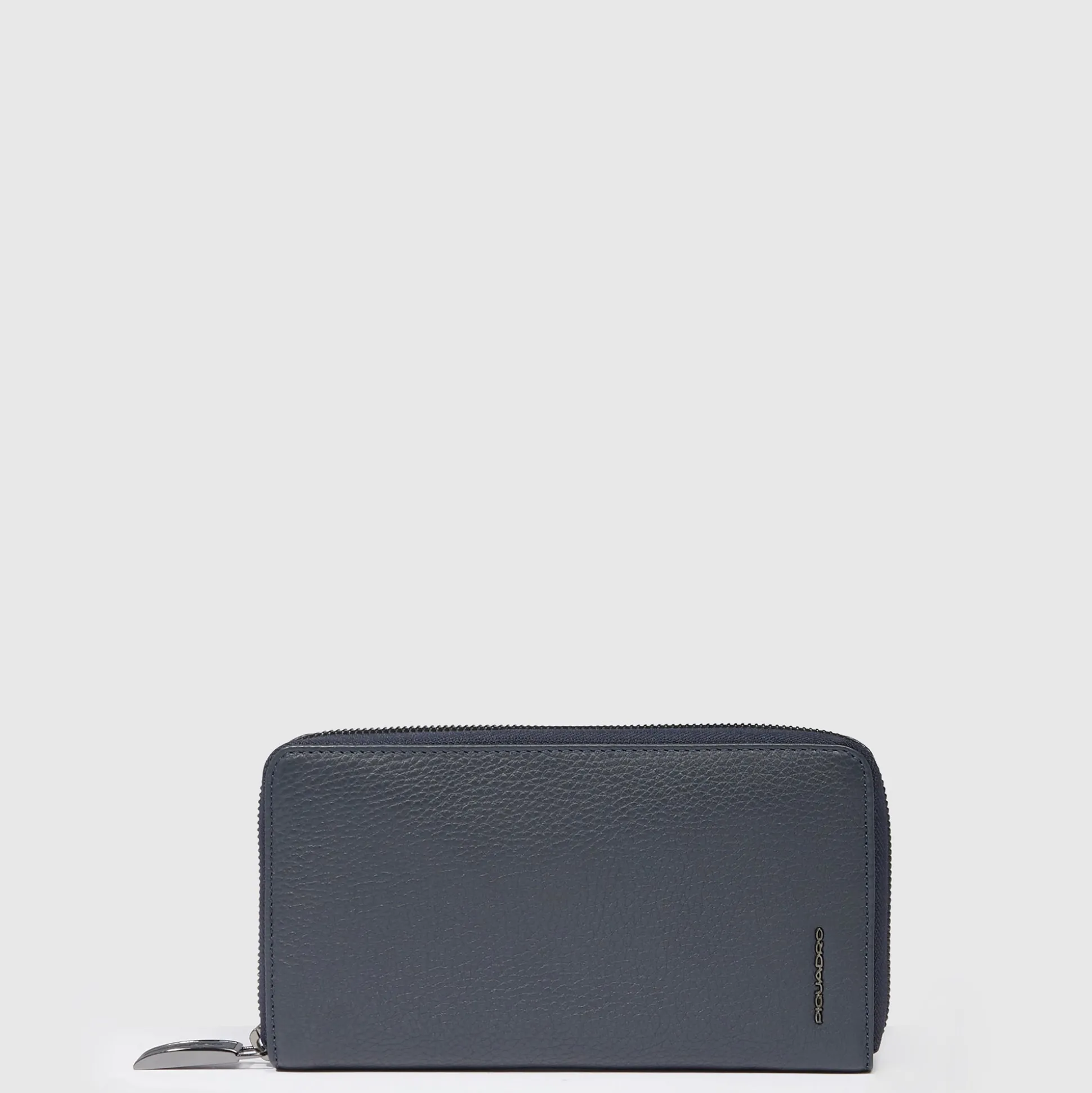 Portefeuille femme zippé à quatre soufflets