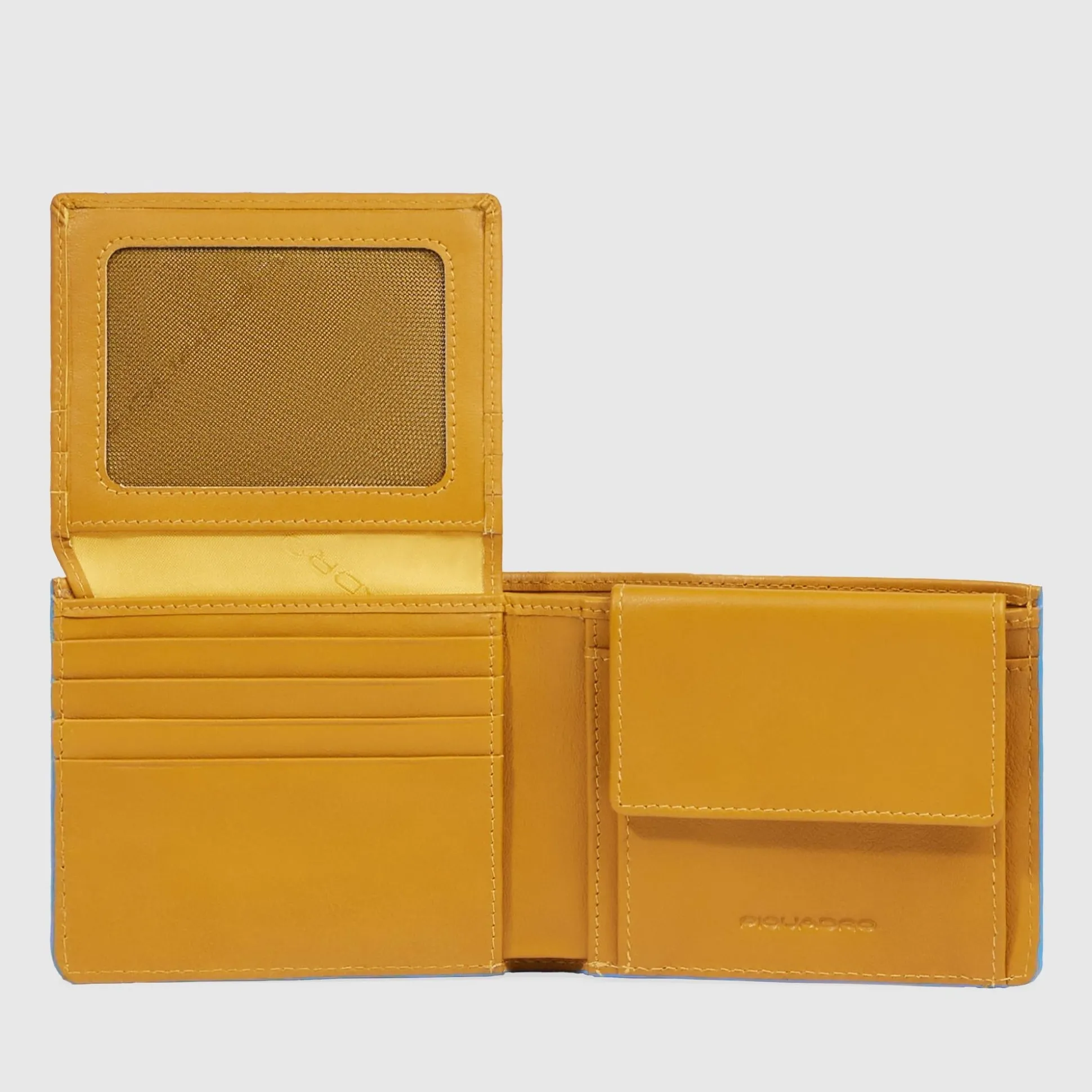 Portefeuille homme en cuir avec porte-CNI