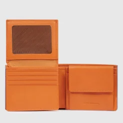 Portefeuille homme en cuir avec porte-CNI
